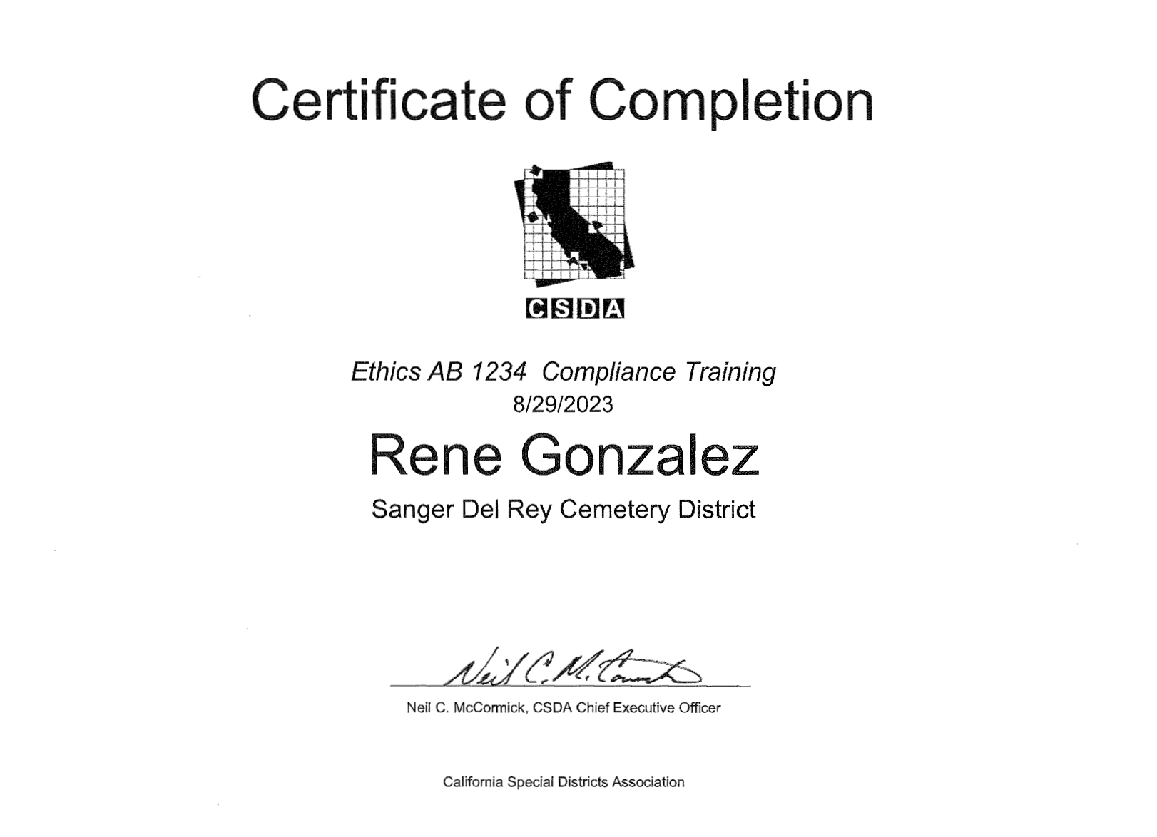 CA SB 827 Fiscal & Financial Literacy- Rene Gonzalez